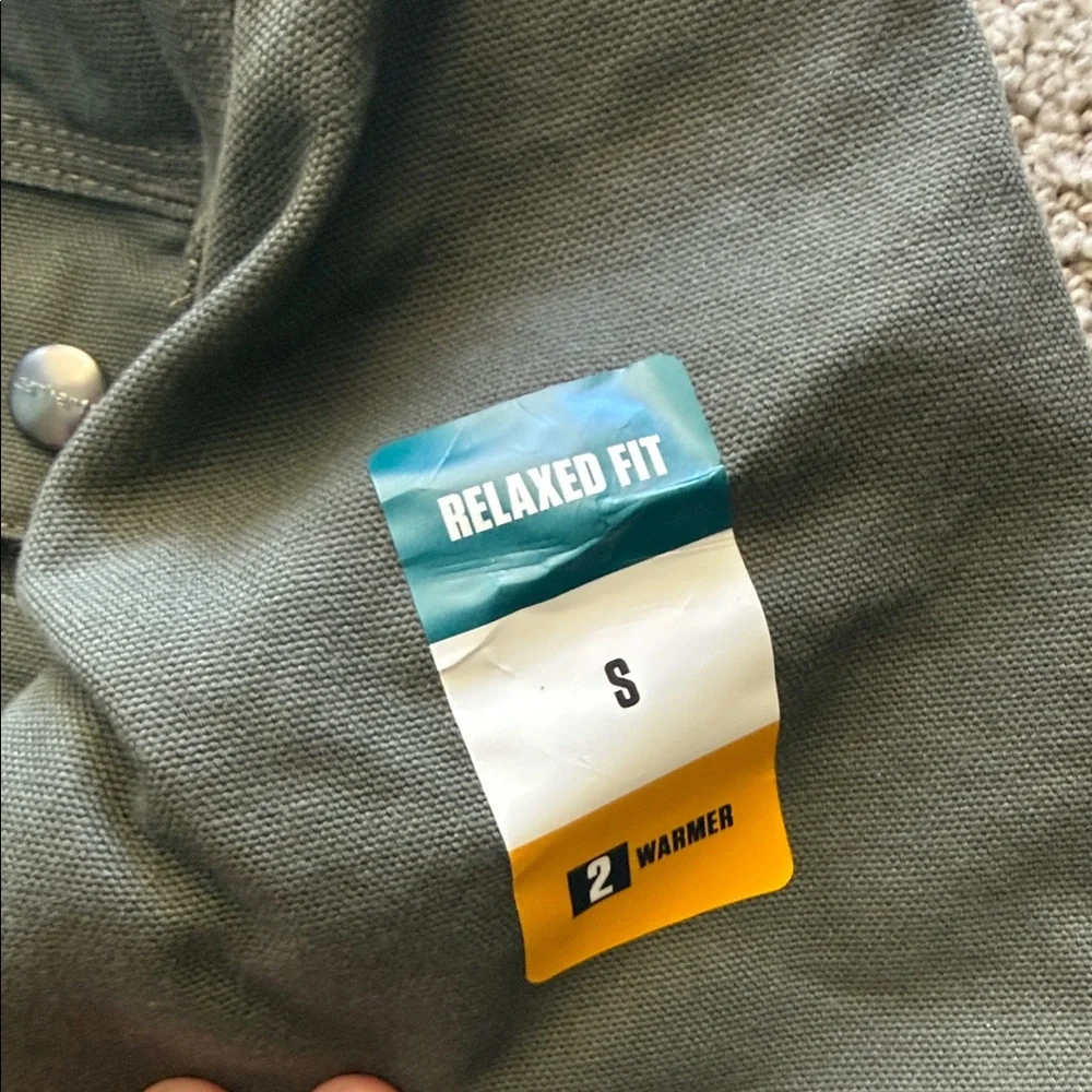 Carhartt Olive Hooded Work Jacket - Picture 3 of 5